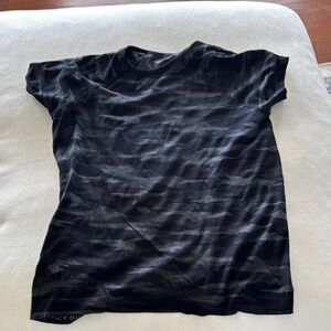 Athleta Kids Black Camo Tee